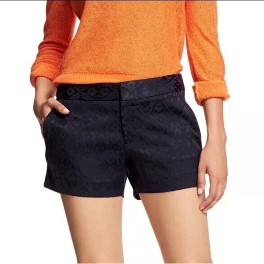 NWT Banana Republic Blue 3 1/2" Inseam Ikat Jacquard Shorts Size 6
